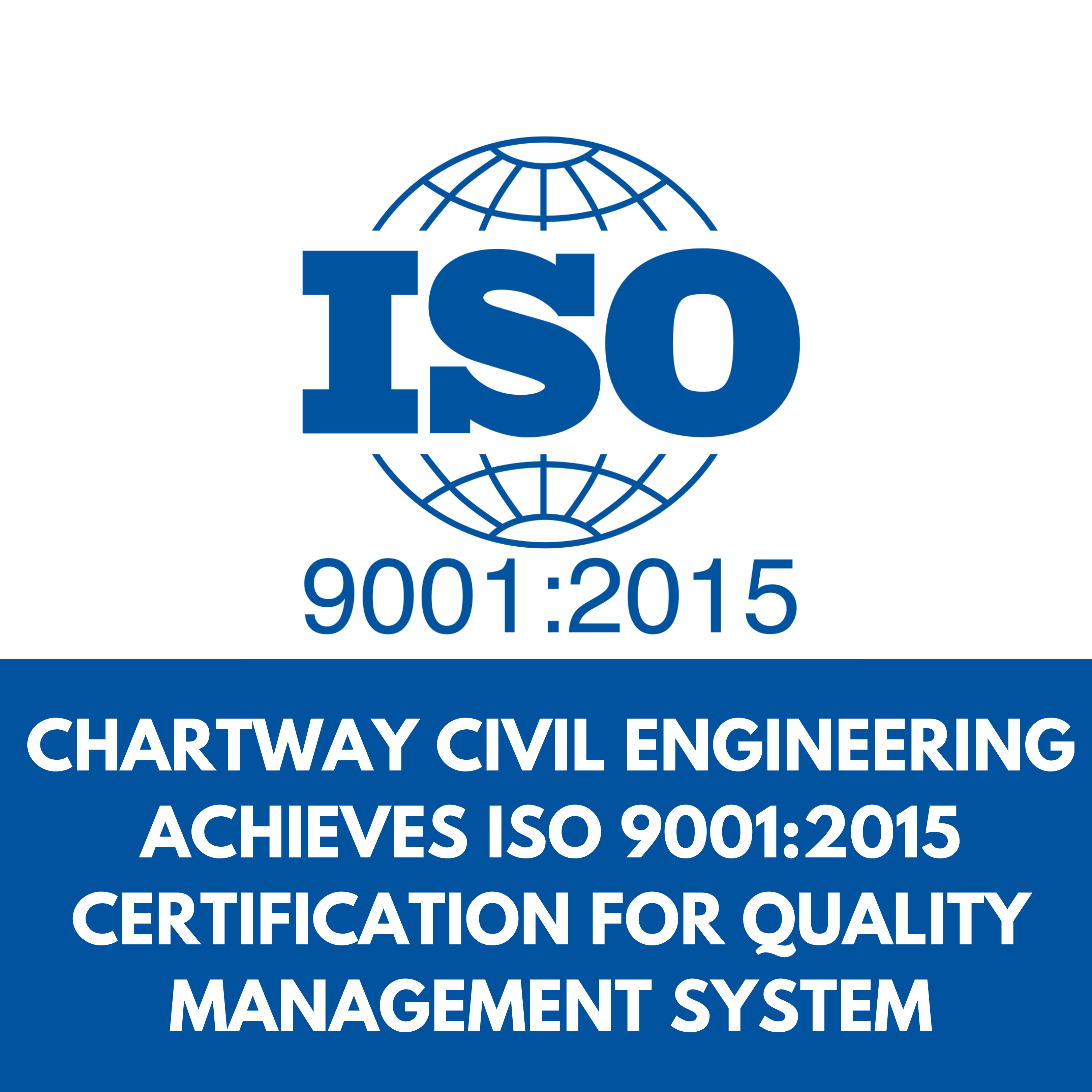 CCE Achieves ISO 9001:2015 Certification for Quality Management System